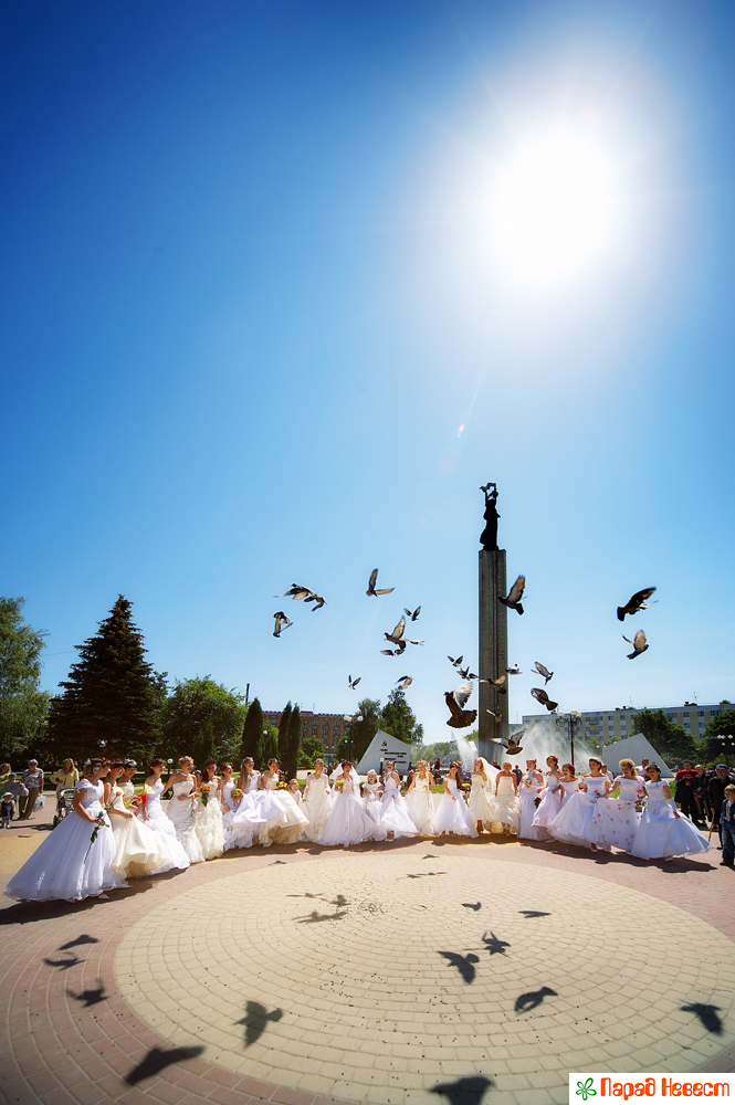 Парад невест в Калуге