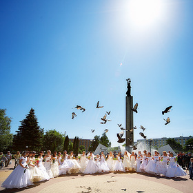 Парад невест в Калуге